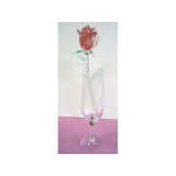 夜光琉璃水晶玫瑰(紅) y03262 水晶飾品系列-琉璃水晶